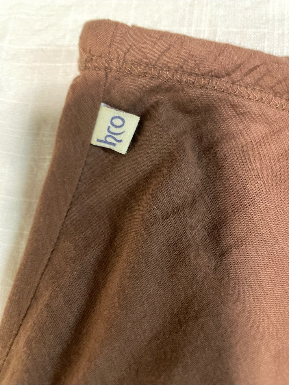 VTG Hollister 100% Cotton Brown Tiered Maxi Skirt - Picture 3 of 8